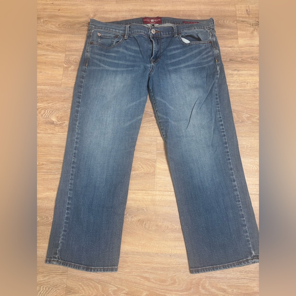 ☘️☘️Lucky Brand sweet & crop ankle carpis/jeans